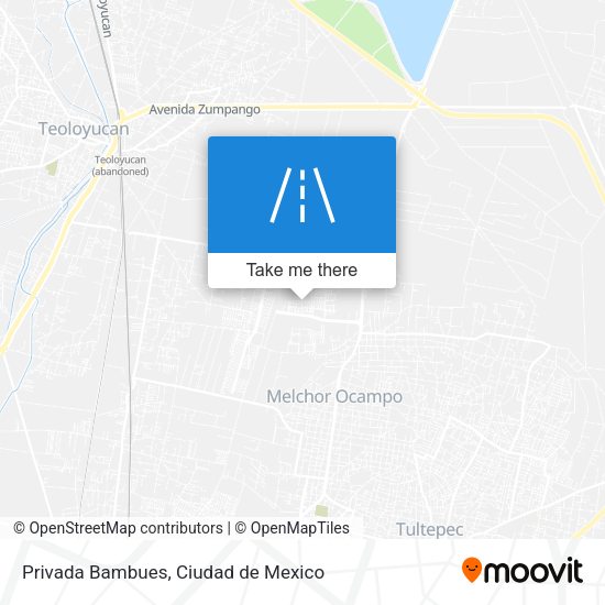 Privada Bambues map