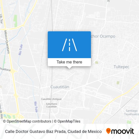 Mapa de Calle Doctor Gustavo Baz Prada
