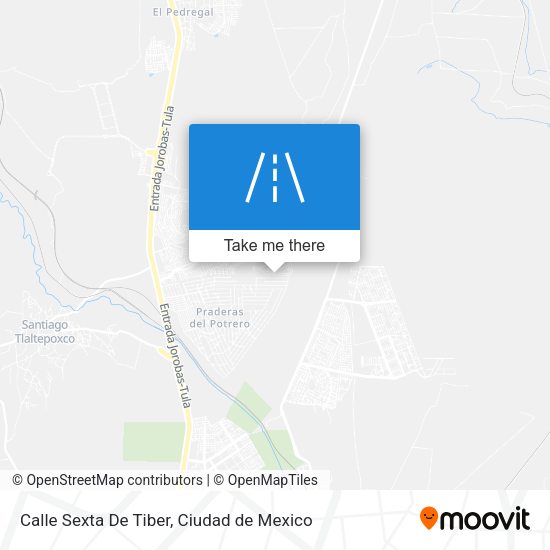 Mapa de Calle Sexta De Tiber