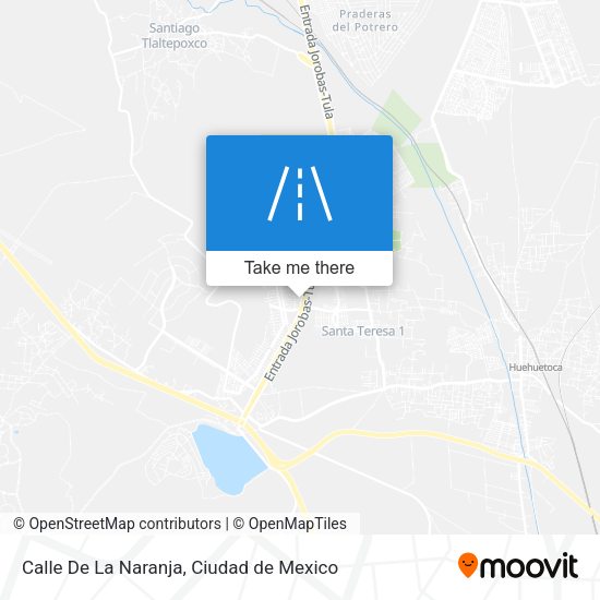 Calle De La Naranja map