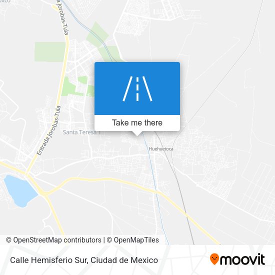 Calle Hemisferio Sur map