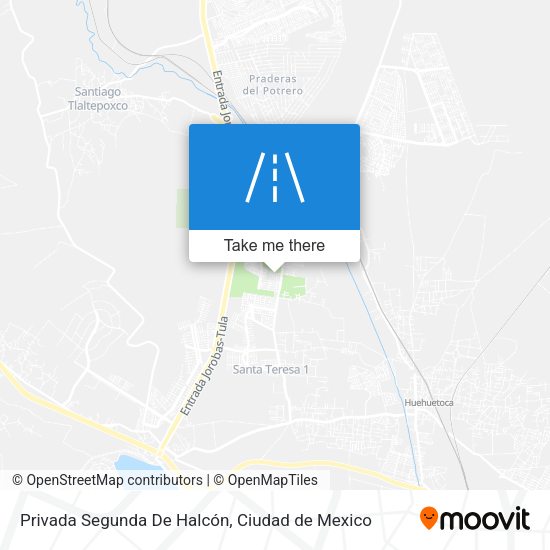 Privada Segunda De Halcón map