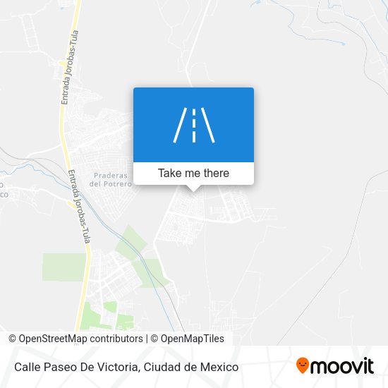 Mapa de Calle Paseo De Victoria