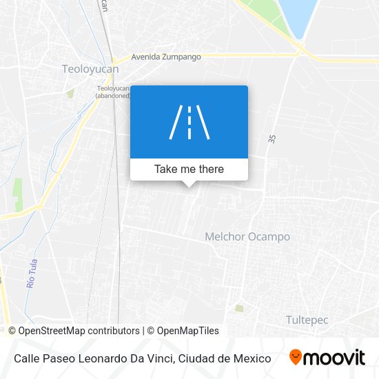 Calle Paseo Leonardo Da Vinci map