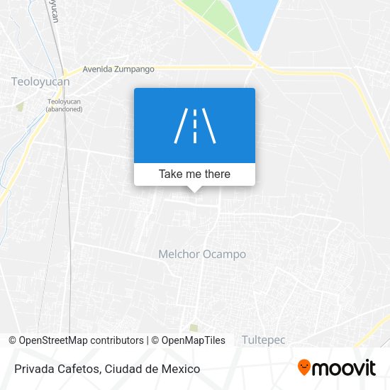 Privada Cafetos map