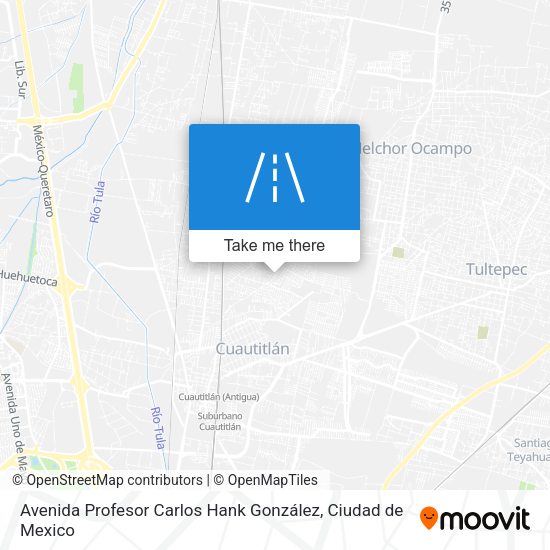 Avenida Profesor Carlos Hank González map