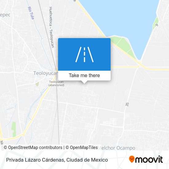 Mapa de Privada Lázaro Cárdenas