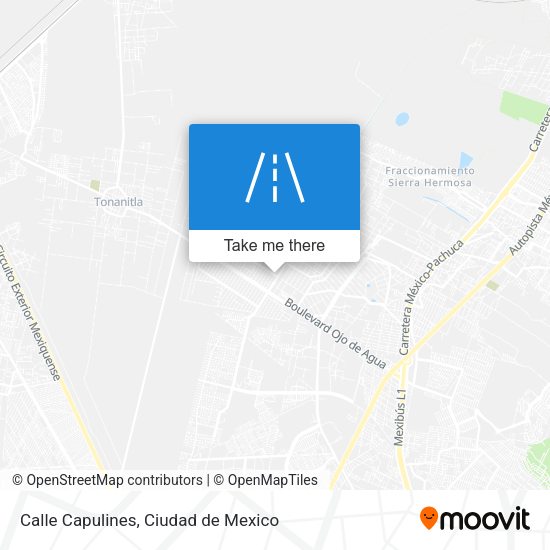 Calle Capulines map