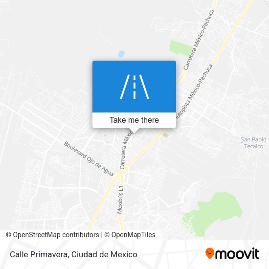 Calle Primavera map