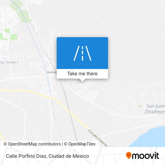 Calle Porfirio Díaz map