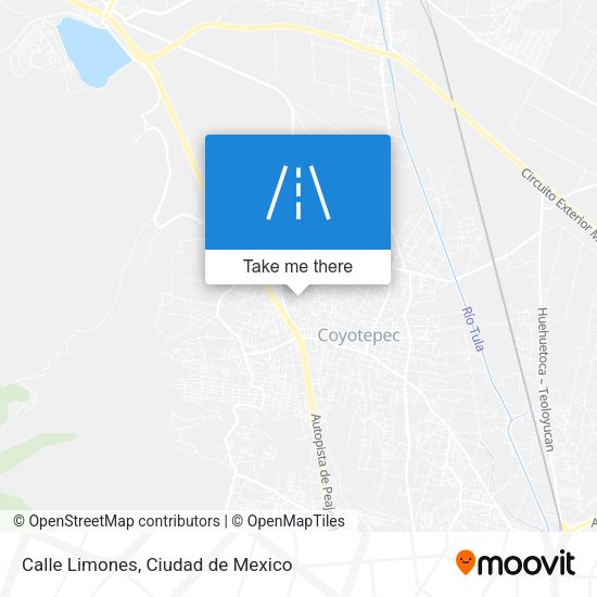 Calle Limones map