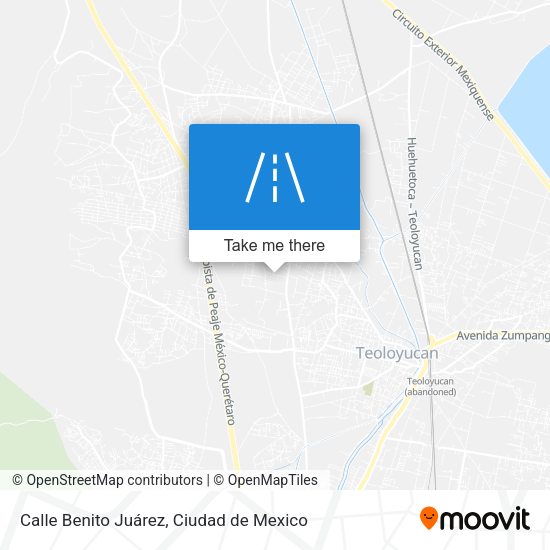 Calle Benito Juárez map