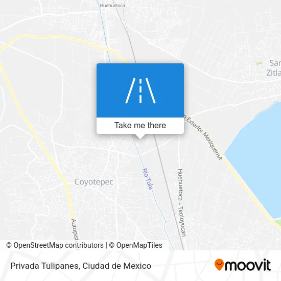 Privada Tulipanes map