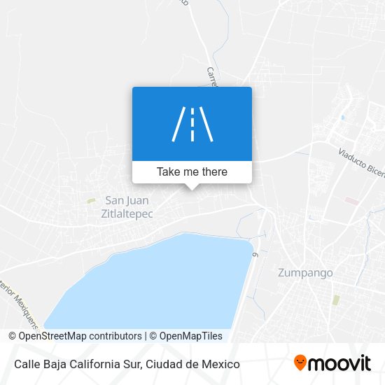 Mapa de Calle Baja California Sur