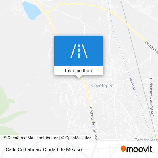 Calle Cuitláhuac map