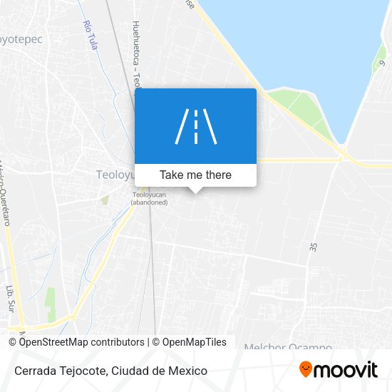 Cerrada Tejocote map