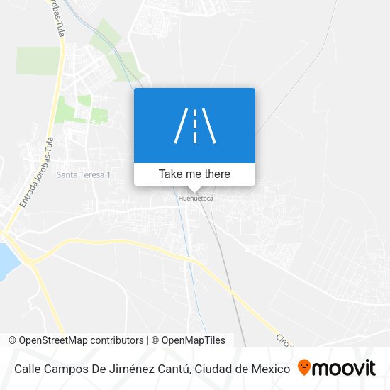 Calle Campos De Jiménez Cantú map
