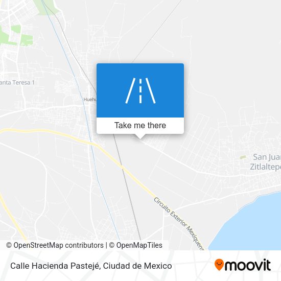 Mapa de Calle Hacienda Pastejé