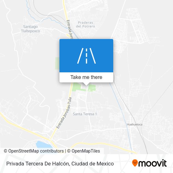 Mapa de Privada Tercera De Halcón