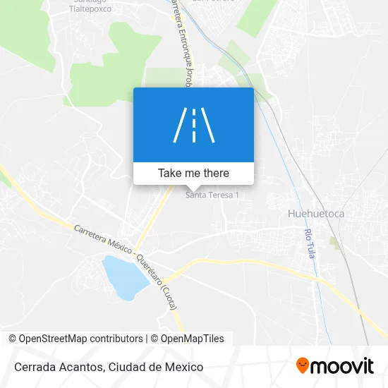 Cerrada Acantos map