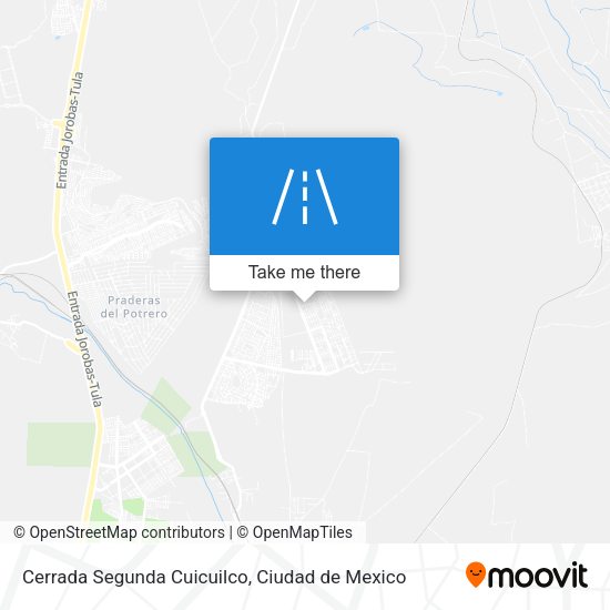 Cerrada Segunda Cuicuilco map