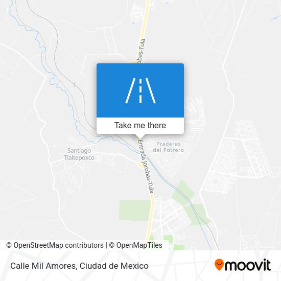 Calle Mil Amores map