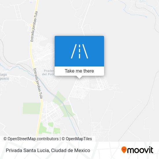 Privada Santa Lucia map