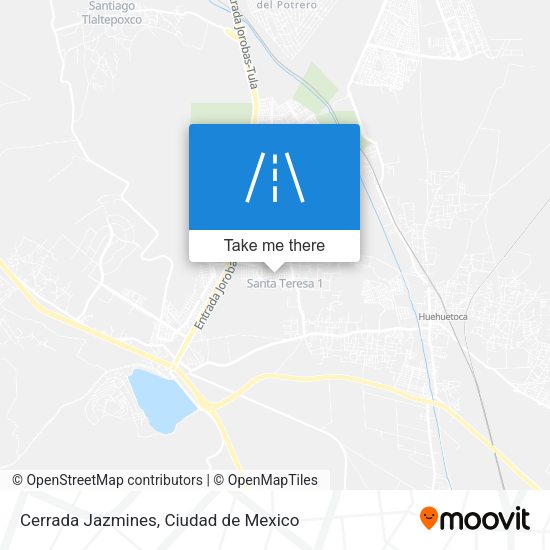 Cerrada Jazmines map
