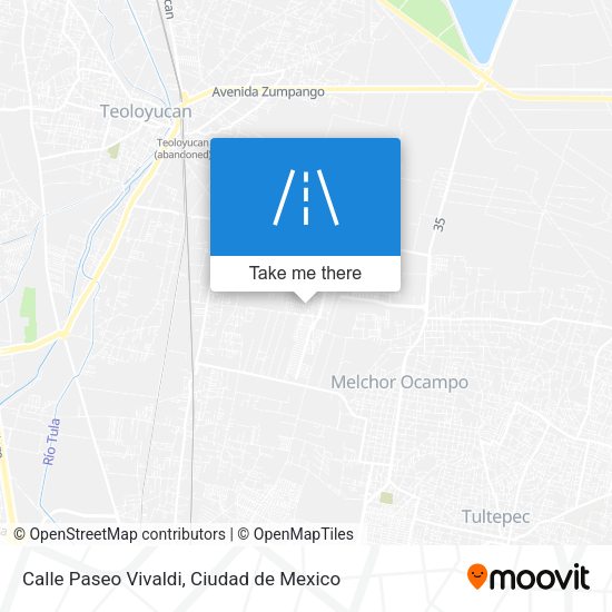 Calle Paseo Vivaldi map