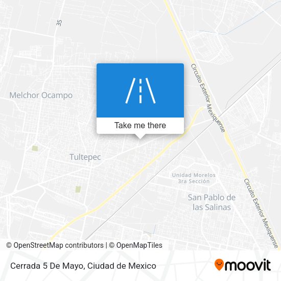 Cerrada 5 De Mayo map