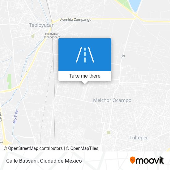 Calle Bassani map