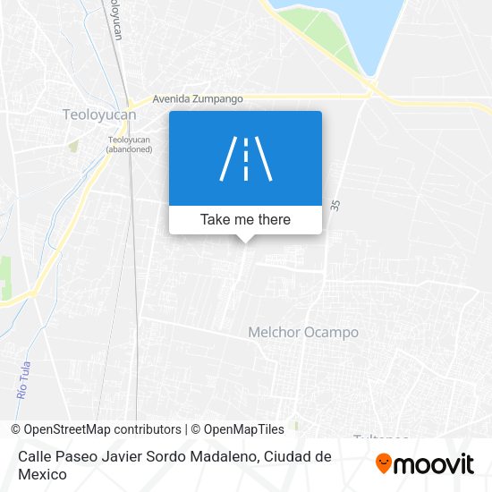 Mapa de Calle Paseo Javier Sordo Madaleno