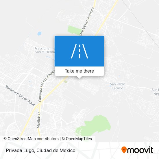 Privada Lugo map