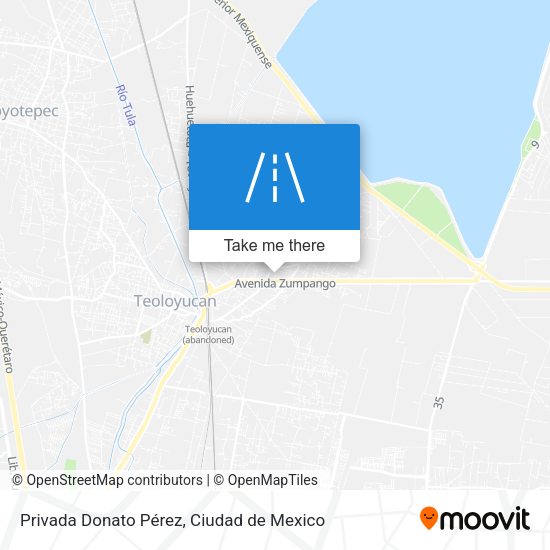Privada Donato Pérez map