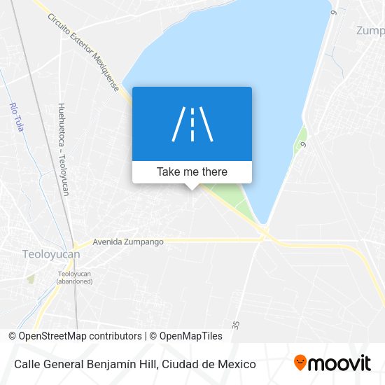 Calle General Benjamín Hill map