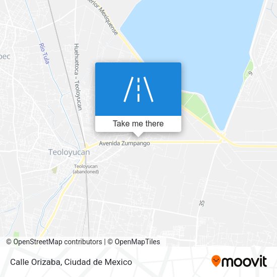 Mapa de Calle Orizaba