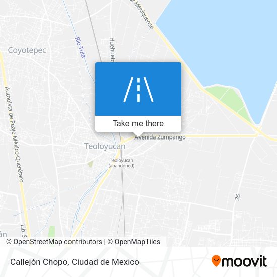 Callejón Chopo map