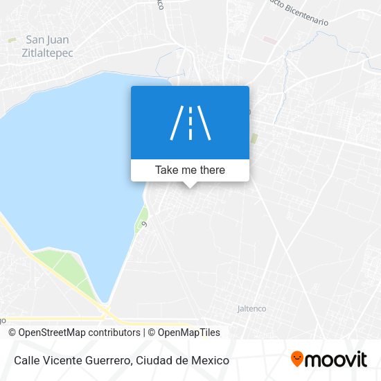 Calle Vicente Guerrero map