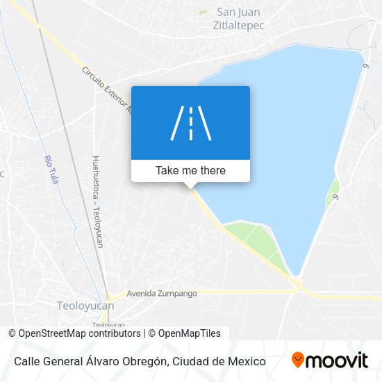 Mapa de Calle General Álvaro Obregón