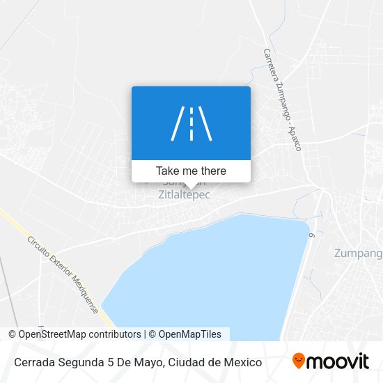 Mapa de Cerrada Segunda 5 De Mayo