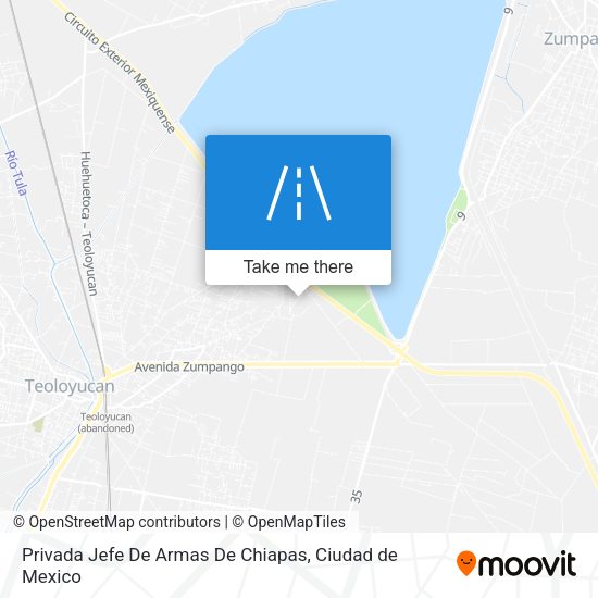 Privada Jefe De Armas De Chiapas map