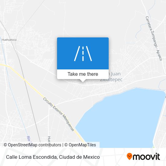 Mapa de Calle Loma Escondida