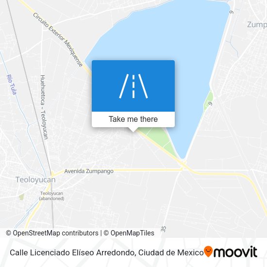 Mapa de Calle Licenciado Elíseo Arredondo