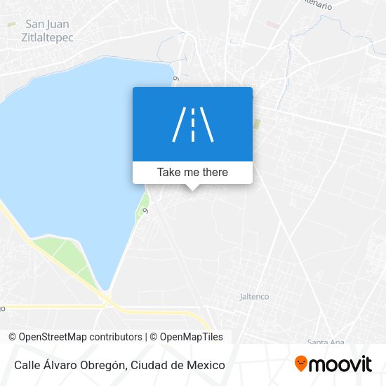 Mapa de Calle Álvaro Obregón