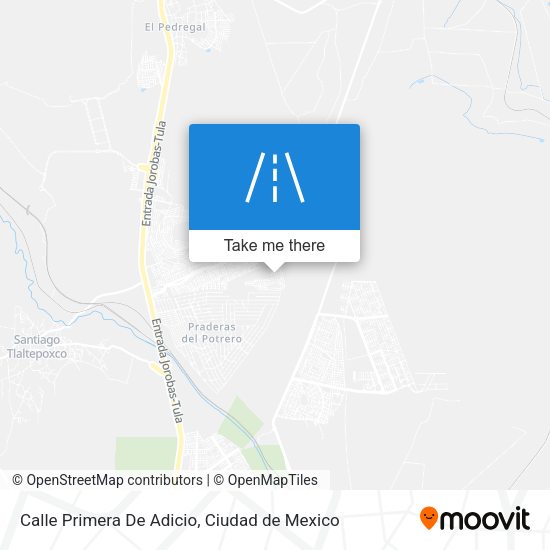 Calle Primera De Adicio map