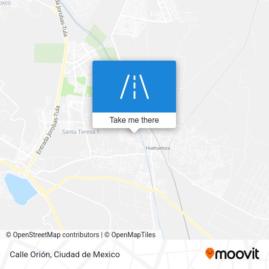 Calle Orión map