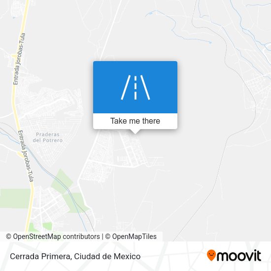 Cerrada Primera map