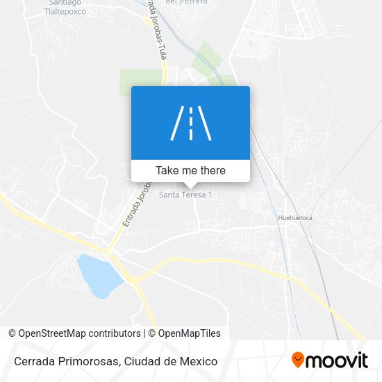 Cerrada Primorosas map