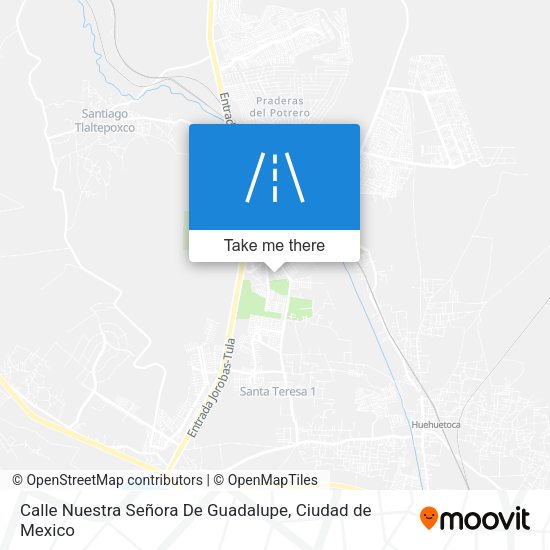 Mapa de Calle Nuestra Señora De Guadalupe