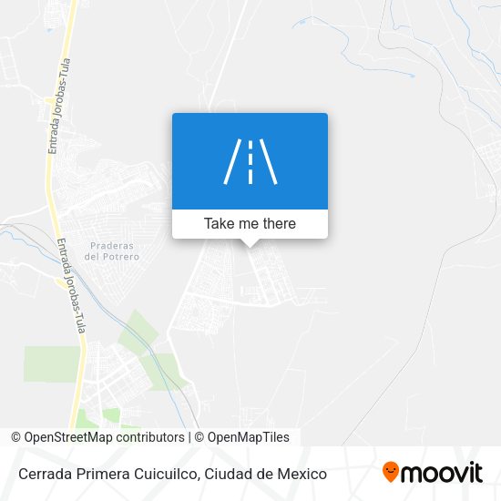Cerrada Primera Cuicuilco map